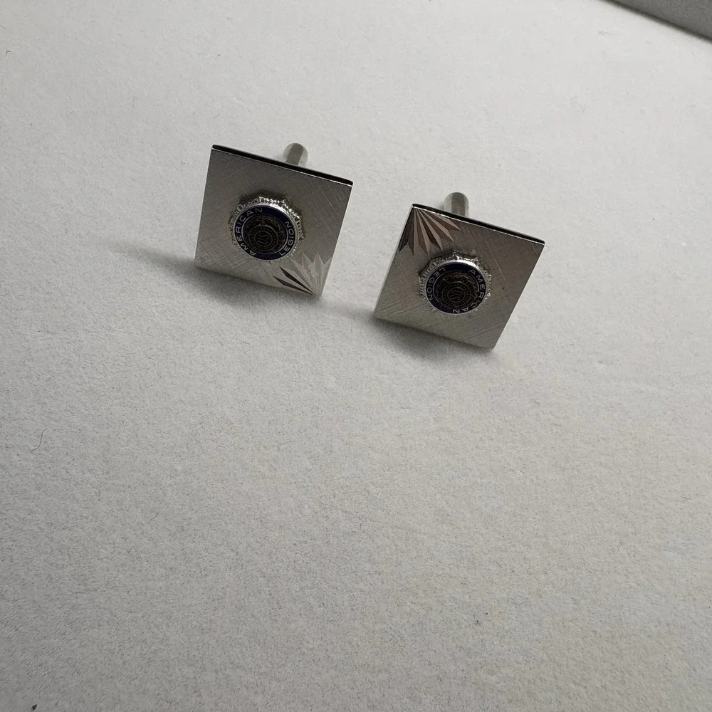 Vintage Swank Cufflinks and Tie Clip‎ Set Original Box